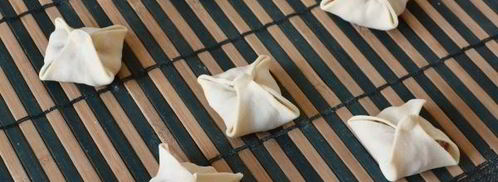 манты с мясом и картошкой. Шаг 21