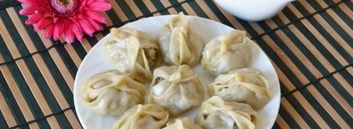 манты с мясом и картошкой. Шаг 25