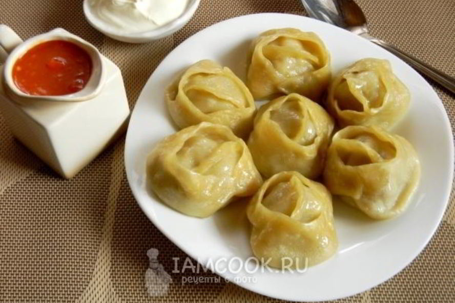 Рецепт мантов с мясом