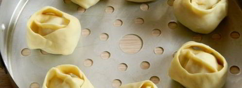 манты с мясом. Шаг 18