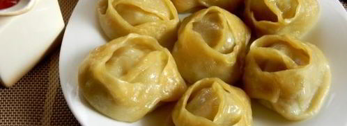 манты с мясом. Шаг 21