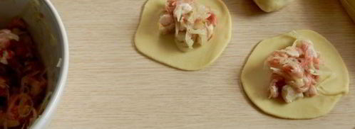 манты с мясом. Шаг 14