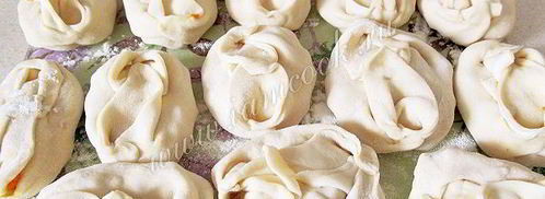 манты с тыквой. Шаг 13