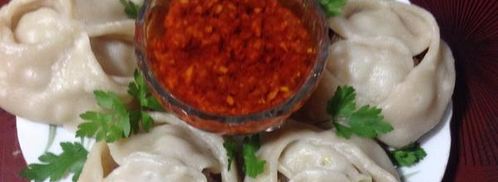 манты со свининой и тыквой. Шаг 12