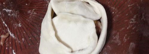 манты со свининой и тыквой. Шаг 7