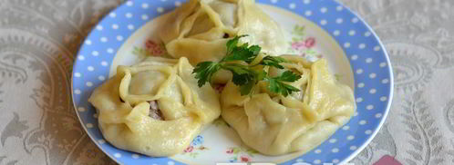 манты в мультиварке. Шаг 12