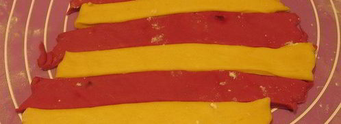 постные манты рыбки с кальмарами. Шаг 9