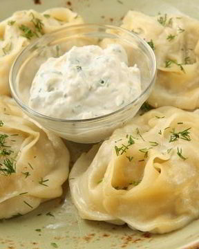 Сочные манты с мясным фаршем