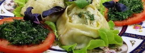 сочные манты со свининой и пекинской капустой. Шаг 12