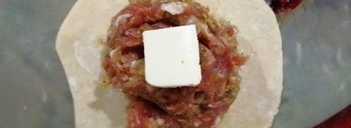 сочные манты со свининой и пекинской капустой. Шаг 8