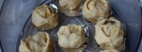 вегетарианские манты. Шаг 4