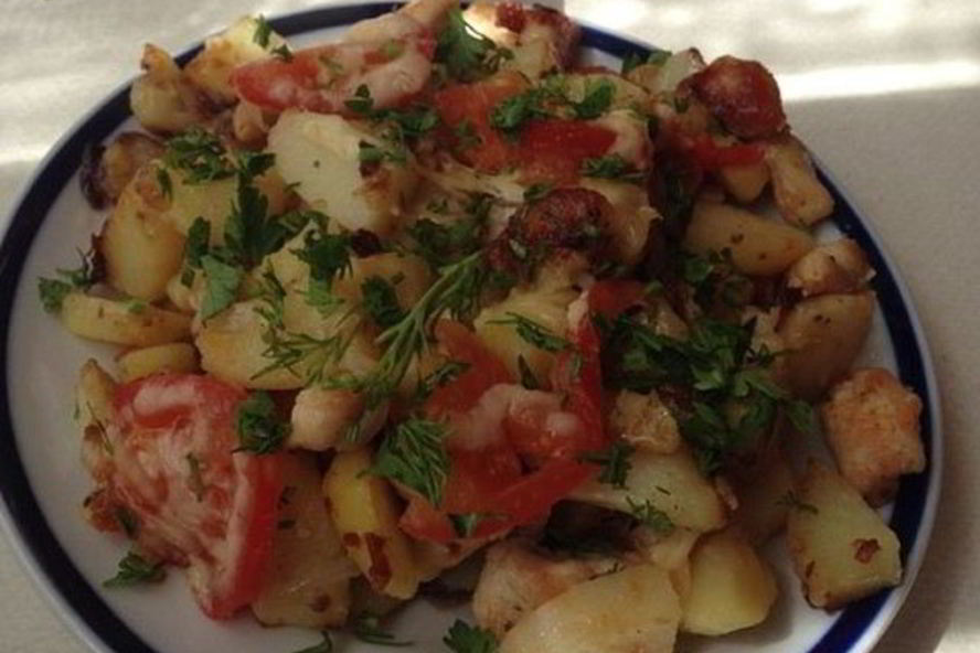 Рецепт картофеля по-французски на сковородке