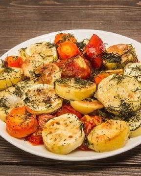 Картофель постный по-французски