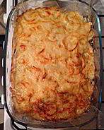 Картофель с мясом по-французски