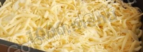 картошка по-французски с фаршем в духовке. Шаг 13