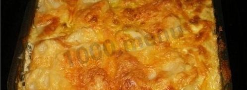 картошка по-французски с фаршем в духовке. Шаг 15