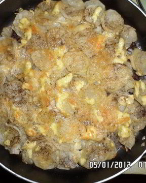 Картошка с мясом по-французски