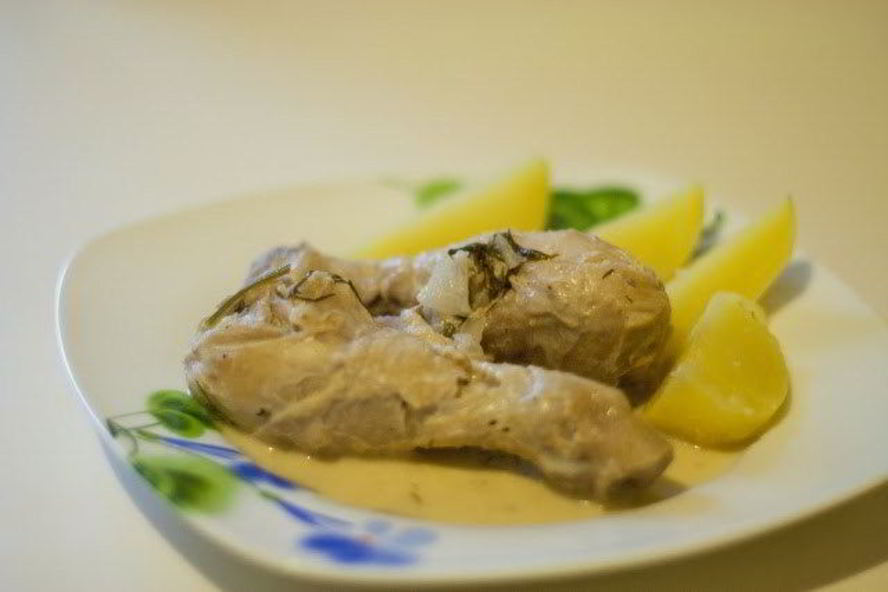 Рецепт куриных голеней по-французским мотивам