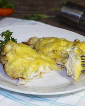 Курица куриное филе по-французски в духовке