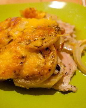 Мясо по-французски из филе курицы