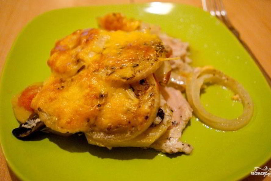 Рецепт мяса по-французски из филе курицы