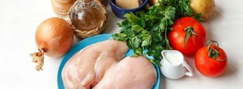 мясо по-французски из курицы. Шаг 4