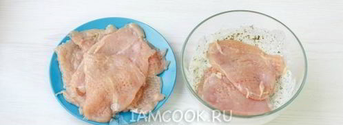 мясо по-французски из курицы. Шаг 7