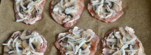 мясо по-французски с грибами. Шаг 9