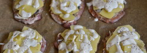 мясо по-французски с грибами. Шаг 11