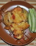 Мясо по-французски с курицей