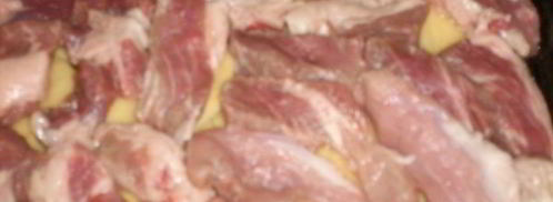 мясо по-французски с помидорами и грибами. Шаг 3