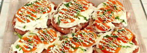 мясо по-французски с помидорами. Шаг 6