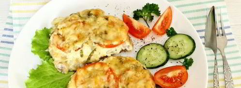 мясо по-французски с помидорами. Шаг 8