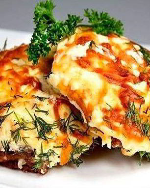 Мясо по-французски в фольге