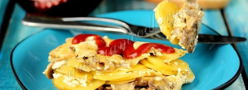 мясо по-французски в мультиварке. Шаг 11