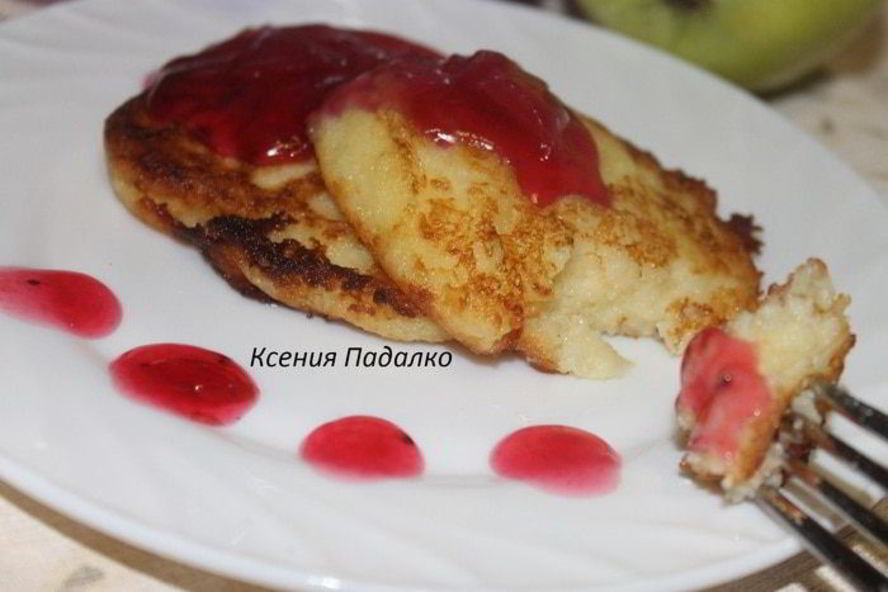 Рецепт биточков из манки с киселем