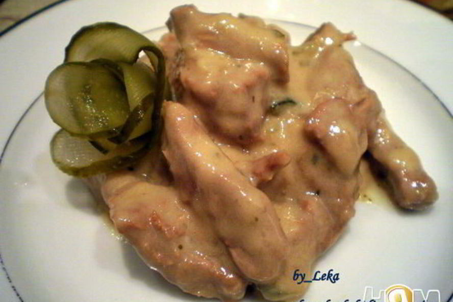 Рецепт говядины с солеными огурцами и медом