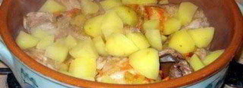 кролик с яблоками под хлебной корочкой. Шаг 4