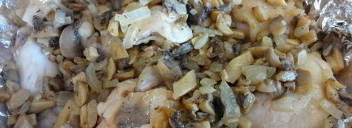 курица под грибным соусом. Шаг 4