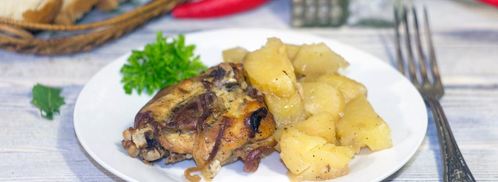 курица с картошкой в банке. Шаг 16