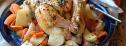 курица запеченная в лимонном маринаде. Шаг 14