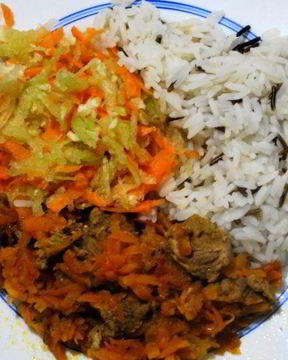 Лосятина тушеная