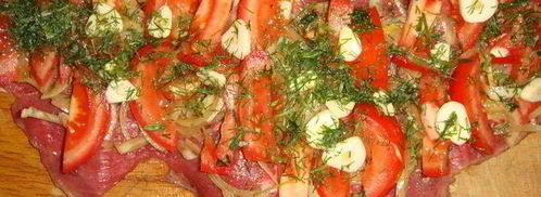 мясной рулет в кофейном маринаде. Шаг 12