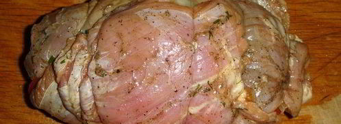 мясной рулет в кофейном маринаде. Шаг 13