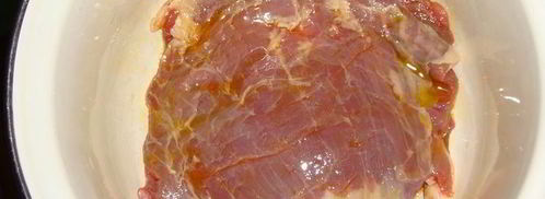 мясной рулет в кофейном маринаде. Шаг 6