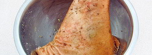 рулька, запеченная в духовке, в рукаве. Шаг 4