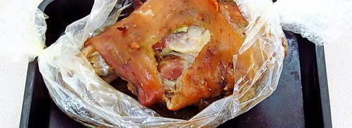 рулька, запеченная в духовке, в рукаве. Шаг 8