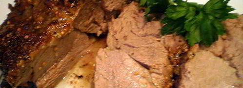 сочная говядина с горчицей и розмарином. Шаг 6