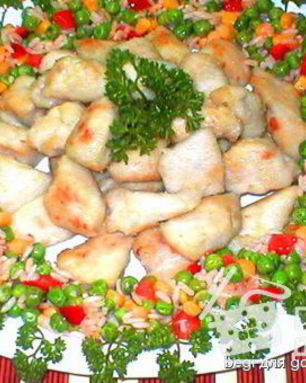 Свиной карбонад из куриного филе