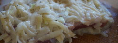 свиные отбивные в картофельной шубке. Шаг 6